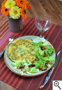 Galette à la consoude