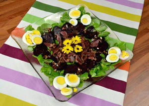 Salade de pourpier, betterave et gésiers - Ingrédients