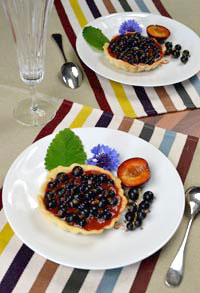 Tartelettes au cassis