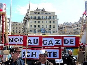 Mobilisation anti gaz de schiste
