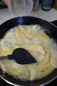 Cuisson au beurre avec le poiré