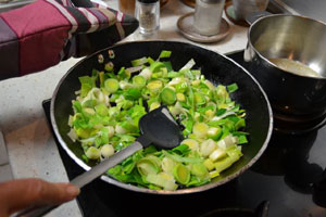 cuisson des poireaux