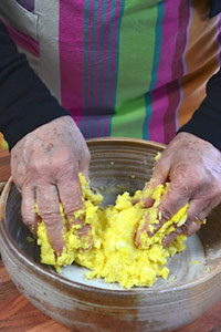 Préparation de la pâte à tarte