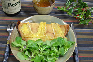 Gratin de crêpes normand