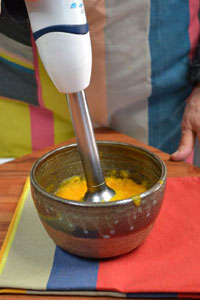 Mixer le potiron
