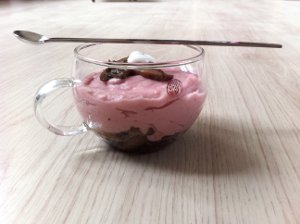 Cappucino de Rose des Flandres, poêlée de cèpes, émulsion au raifort