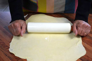 Etalement de la pâte