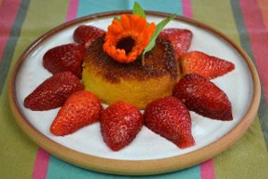 Assiette gourmande aux fraises