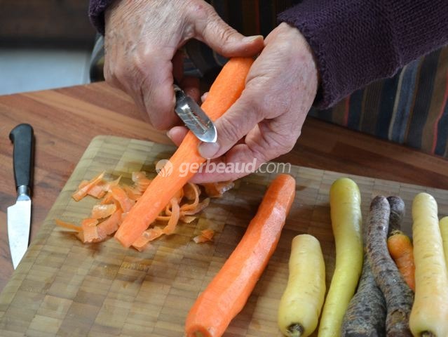 Nettoyage des carottes