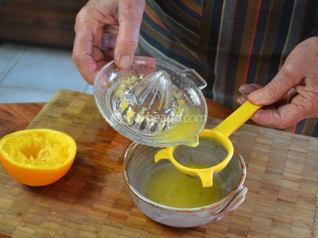 Préparation de la sauce