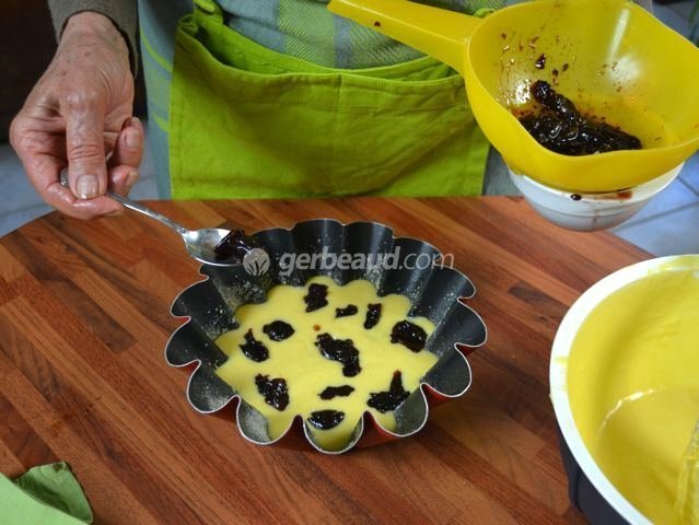 Incorporation de la confiture