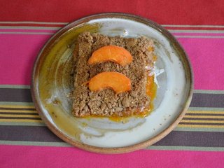 Crumble aux abricots