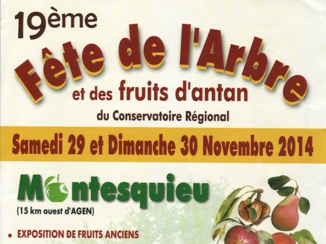 Fête de l'Arbre et des fruits d'antan 2014