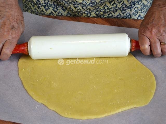 Etalement de la pâte