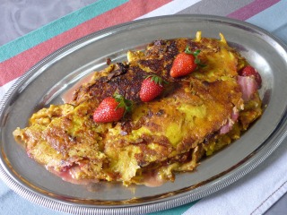 Omelette aux fraises