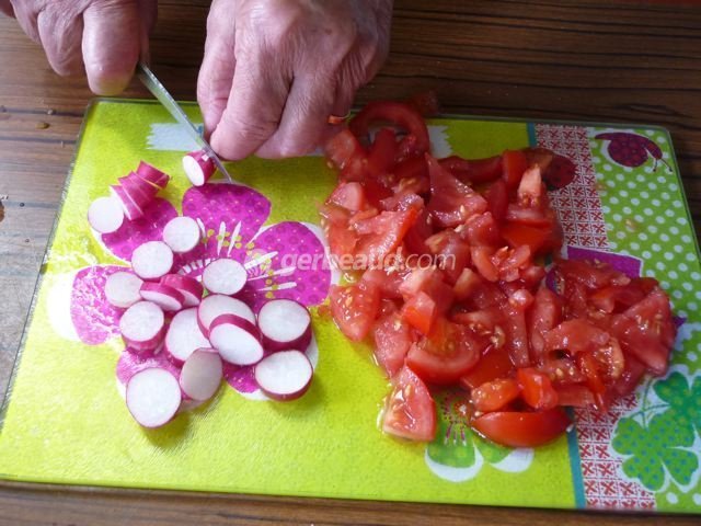 Découpe des légumes