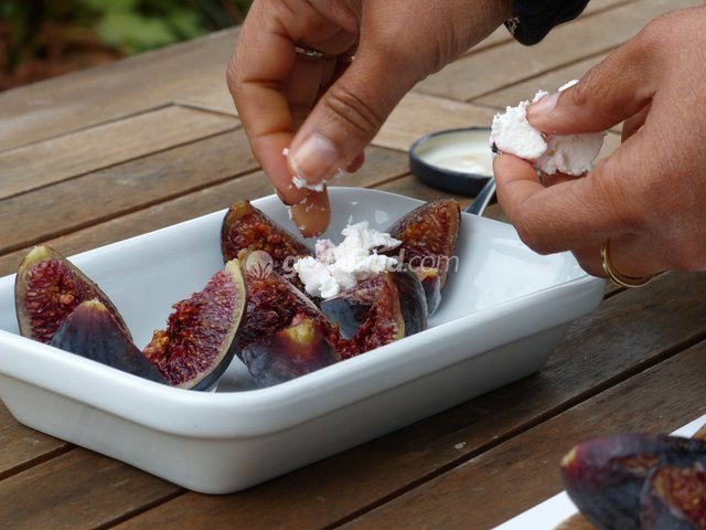 Ajout du chèvre frais