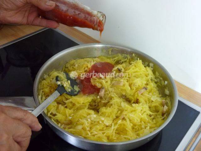 Incorporation du coulis