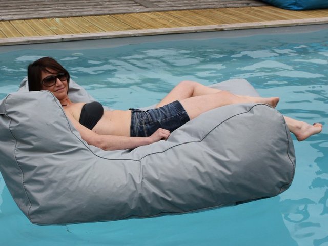 Pouf d'extérieur étanche