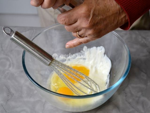 Préparation de la pâte