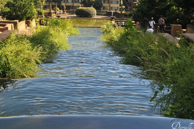 Succession de bassins à débordement