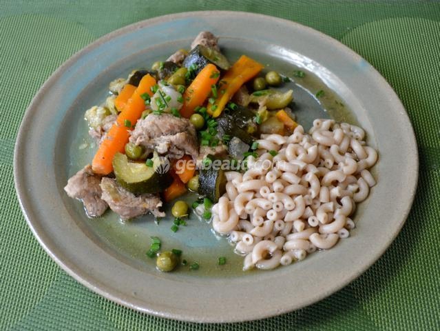 Sauté de veau aux légumes nouveaux