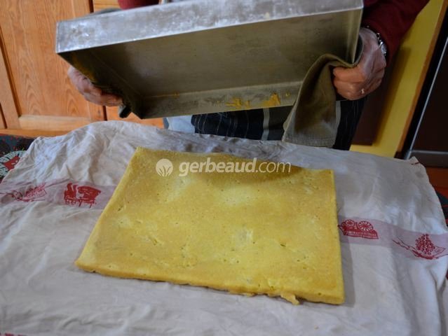 Démoulage du biscuit