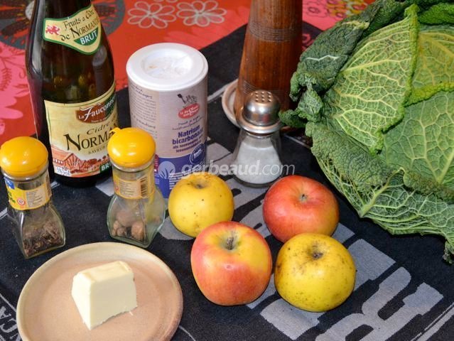 Chou à la normande : ingrédients
