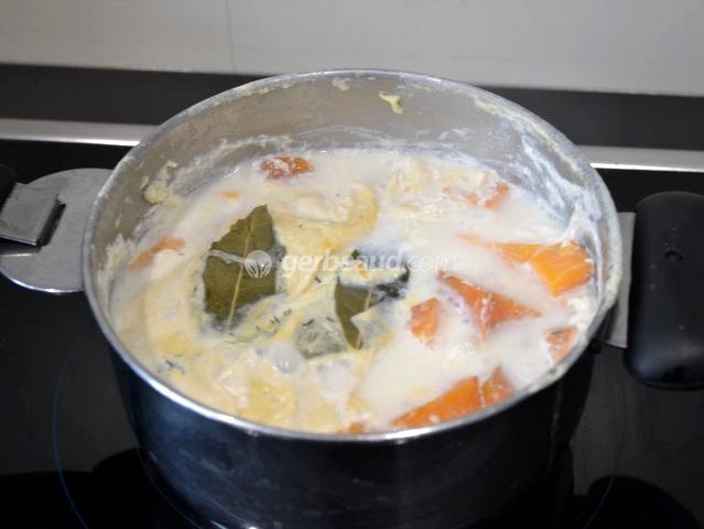 Cuisson des patates dans le lait