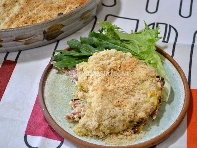 Crumble aux poireaux