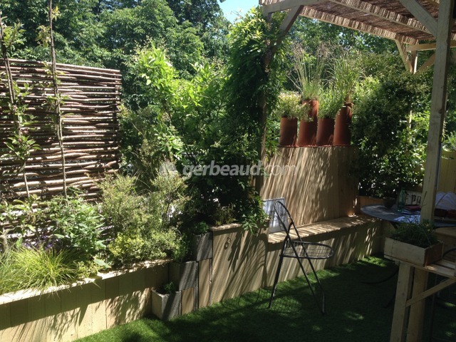 Mise en scène pour terrasse végétalisée, Jardins Jardin 2015