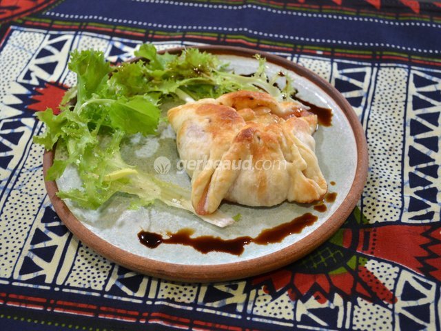 Petits paniers figues et fromage de chèvre