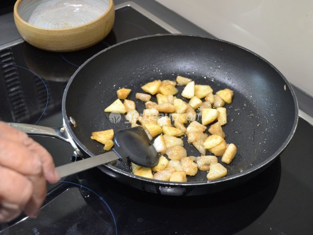 Cuisson des pommes et des poires