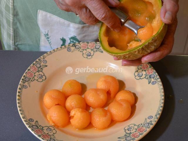 Formation des boules de melon