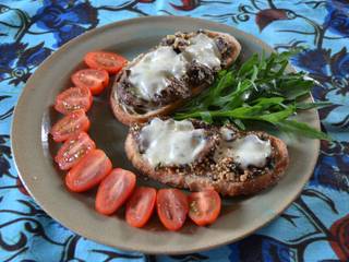 Tartines aux champignons