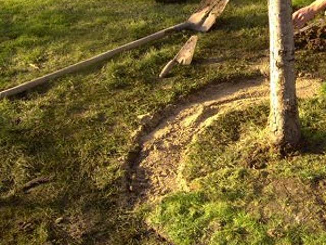 Remplissage de la tranchée