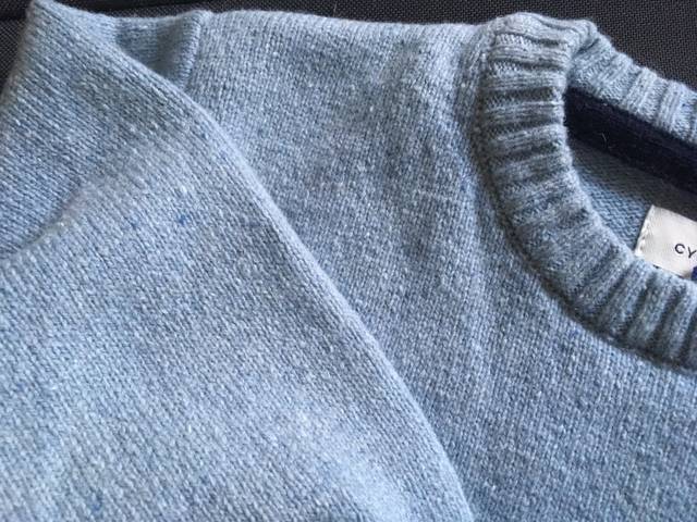 Pull en laine et fibres recyclées