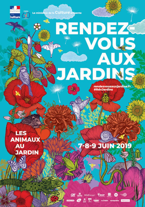 Rendez-vous aux jardins 2019 - affiche