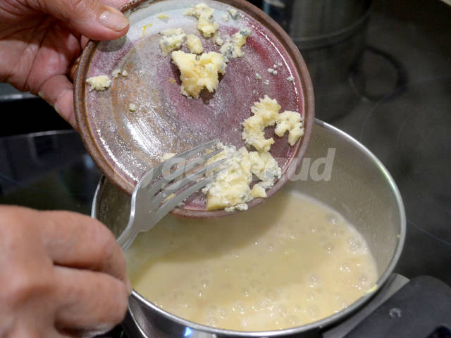 Ajout de la fourme écrasée