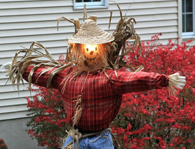 Epouvantail illuminé