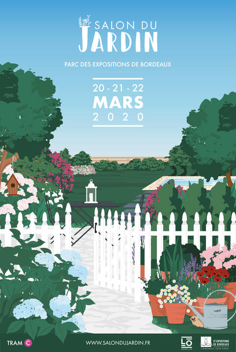 Salon du Jardin de Bordeaux - affiche
