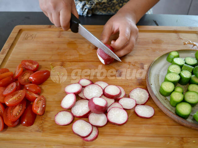 Découpe des légumes