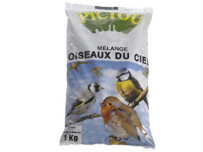 Menu Nature - Cacahuètes Décortiquées pour Oiseaux du Ciel - 1 kg
