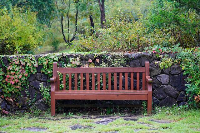 Banc de jardin