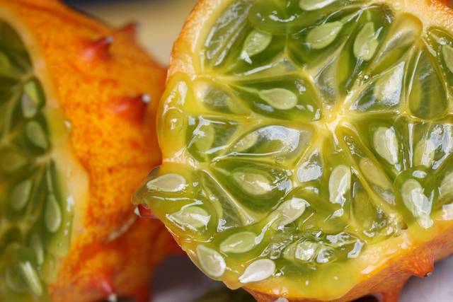 Kiwano tranché