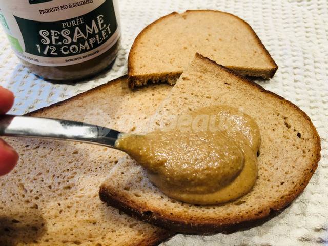Purée de sésame semi-complet