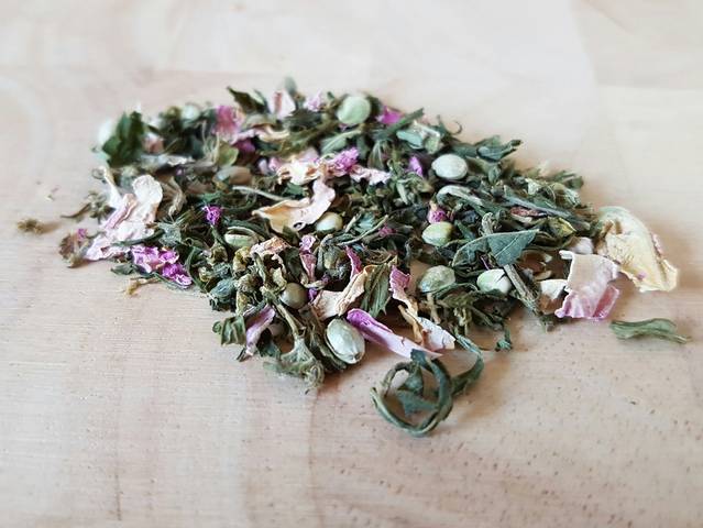 Infusion de chanvre en mélange