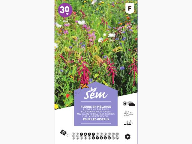 Jachère fleurie : mélange pour oiseaux