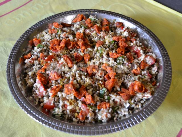 Salade aux lentilles et au boulghour