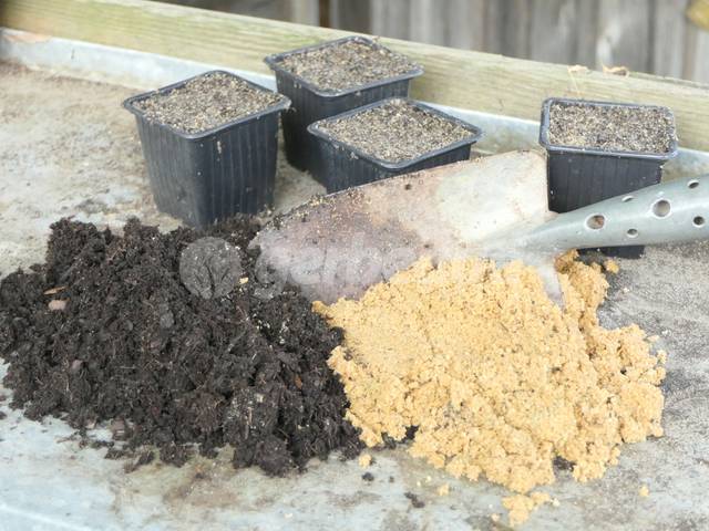 Mélange sable / terre de jardin